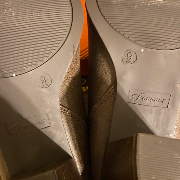 Forever High Heel Ankle Boots Brown, Size 9, new with box - Picture 7 of 12